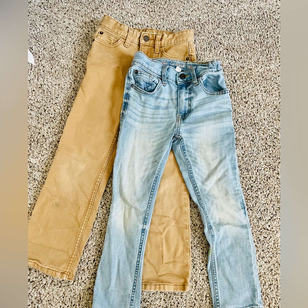 2 Cat & Jack skinny jeans - size 6